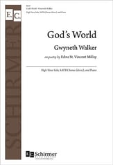 God's World SATB choral sheet music cover